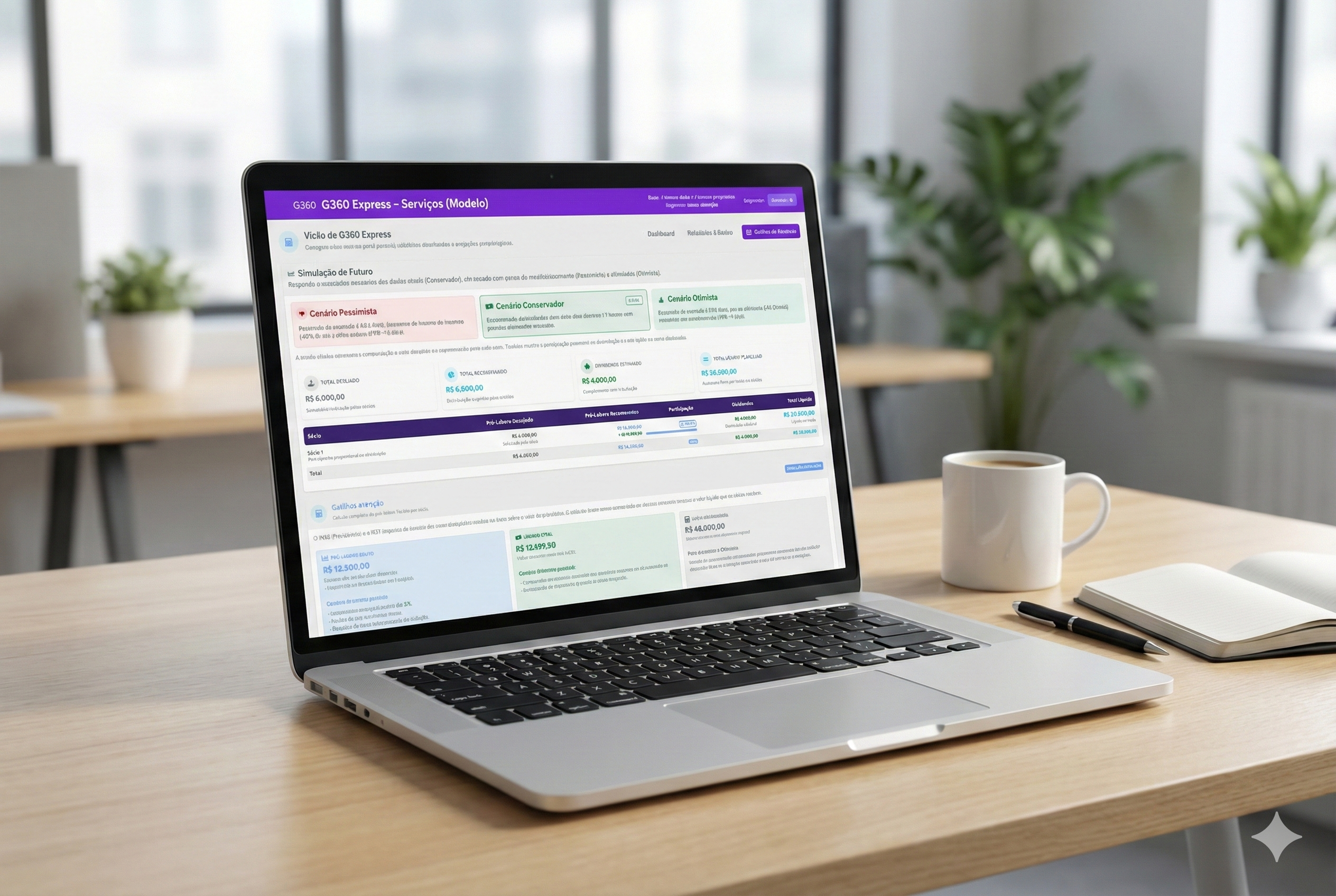 Análise de Cenários Preview